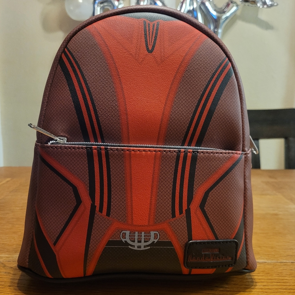 Wanda Vision Mini Backpack Funko Scarlet Witch Bag Burgundy
